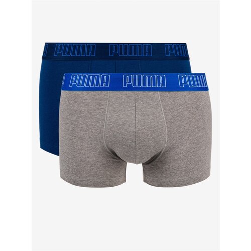 Puma Set of two men&amp;#039;s boxers in dark blue and gray - Men&amp;#039;s Slike
