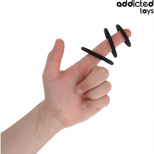Addicted Toys Cock Komplet Erekcijskih ObroČkov Addicted Toys Ii Slike