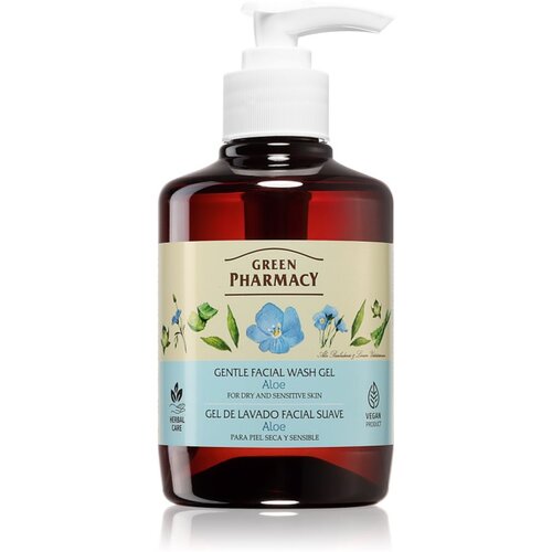 Green Pharmacy Face Care Aloe nježni gel za čišćenje za osjetljivu kožu lica 270 ml Cijene
