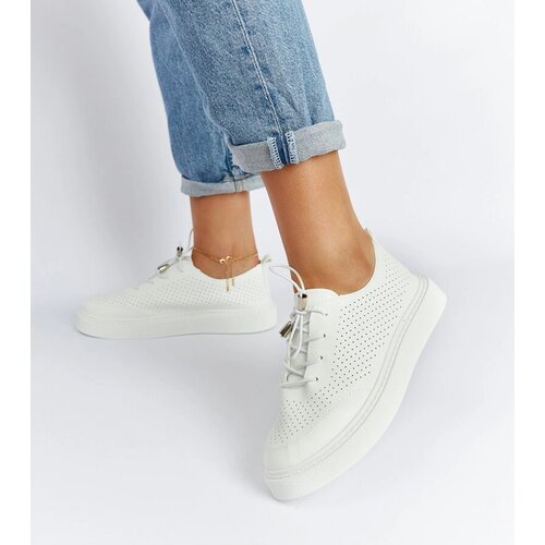 Gemre White perforated Laytonville sneakers Slike