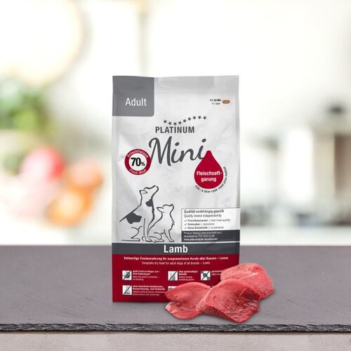 Platinum hrana za pse mini jagnjetina i pirinač 900g Slike