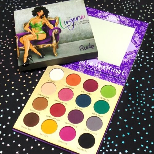 Rude Cosmetics paleta mat senki za oči lingerie collection - wild nights Slike