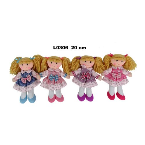  Mekana lutka u haljinici 20cm 156464 Cene