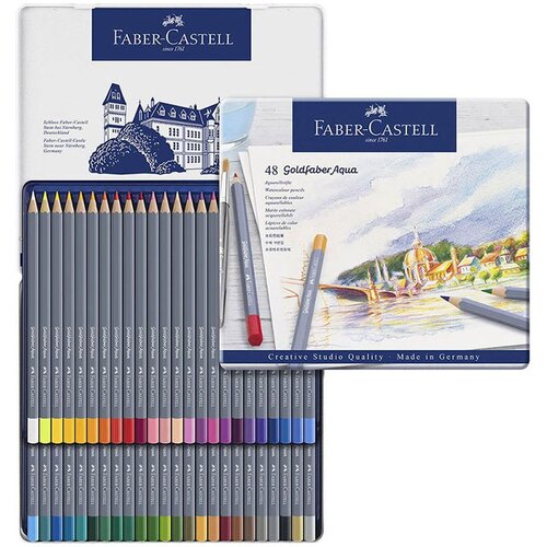 Faber-Castell castell drvene aquarelle goldfaber bojice 1/48 - 114648 Cene