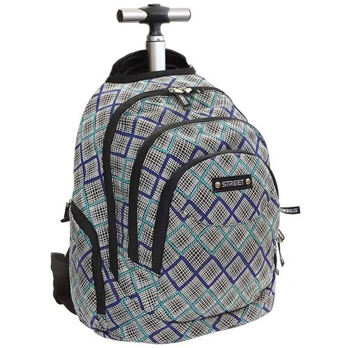 STREET &Scaron;olski nahrbtnik na kolesih Trolley Round Canvas Twist Cene