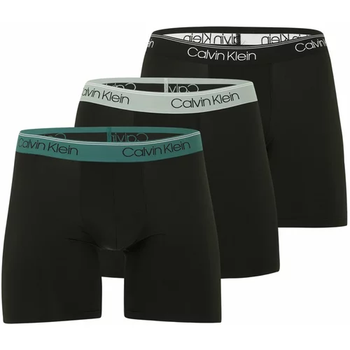 Calvin Klein Underwear Boksarice žad / pastelno zelena / črna / off-bela