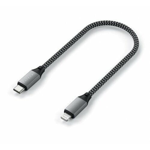 Satechi USB-C to Lightning Short Cable 25cm - Space Grey Slike