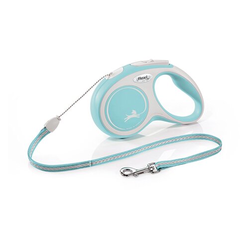 Flexi Povodac za pse Comfort Cord, Do 12 kg, S, 5m, Svetloplavi Slike