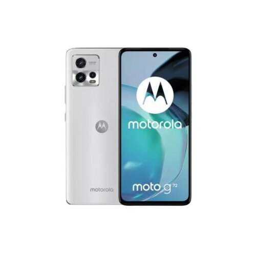 Motorola G72 8/128GB Mineral White + punjač + silikon Cene