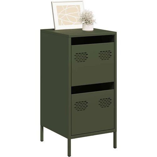  Komoda olivno zelena 35x39x73,5 cm hladno valjano jeklo, (21747034) Cene