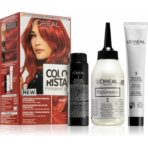 L´Oréal Paris colorista permanent gel trajna boja za kosu 60 ml nijansa bright red