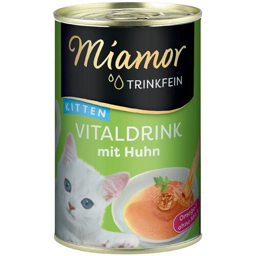 Miamor Trinkfein vitalni napitek 24 x 135 ml - Kitten s pi&amp;scaron;čancem Slike