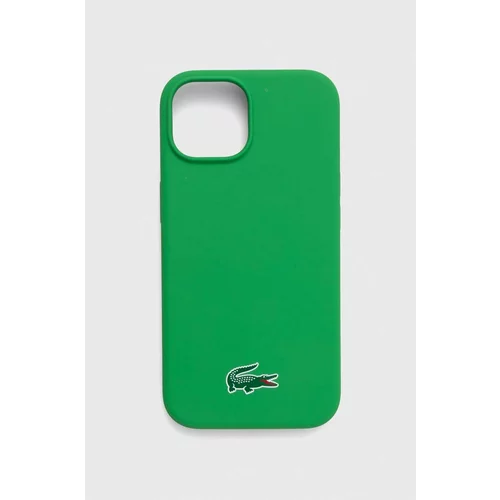 Lacoste Etui za telefon iPhone 15 6,1 zelena barva