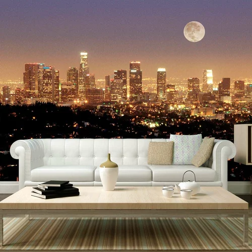  tapeta - The moon over the City of Angels 250x193