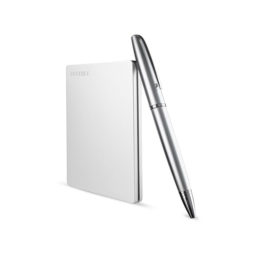 Toshiba hard disk canvio slim HDTD310ES3DAU eksterni/1TB/2.5&amp;quot;/USB 3.0/siva Slike