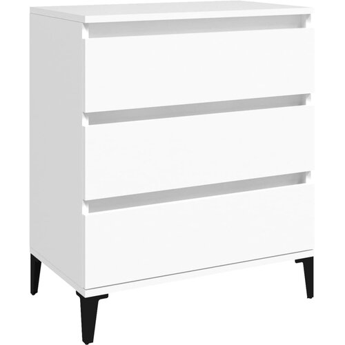 Maison Chic Komoda - Predalnik bela 60x35x70 cm inženirski les, (21716083) Slike