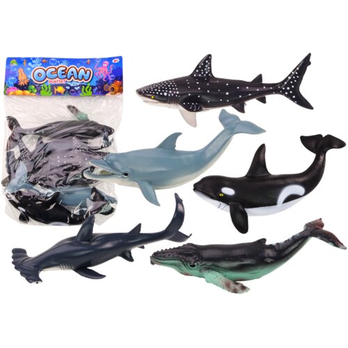  Set morskih živali Shark 6 kosov Slike