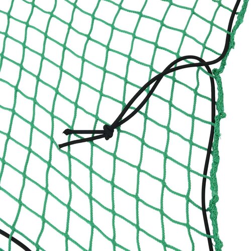 VidaXL mreža za prikolicu s elastičnim užetom zelena 7x3,5 m PP Slike