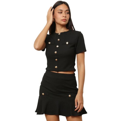 La Modeuse Topi &amp;amp; Bluze 74836_P176771 Črna Slike