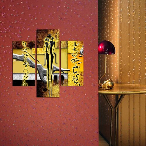 Wallity Set slika 3MDF-086, 3 Dela Cene