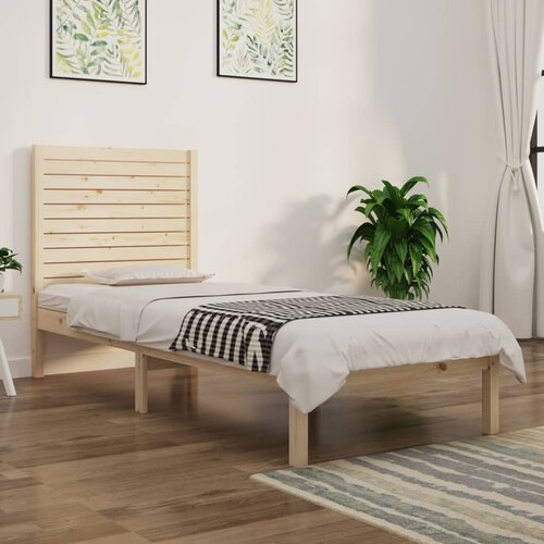  Okvir za krevet od masivnog drva 90 x 190 cm jednokrevetni Slike