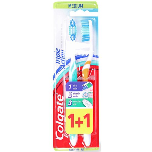 Colgate Zobna ščetka Triple action 1+1 gratis Cene