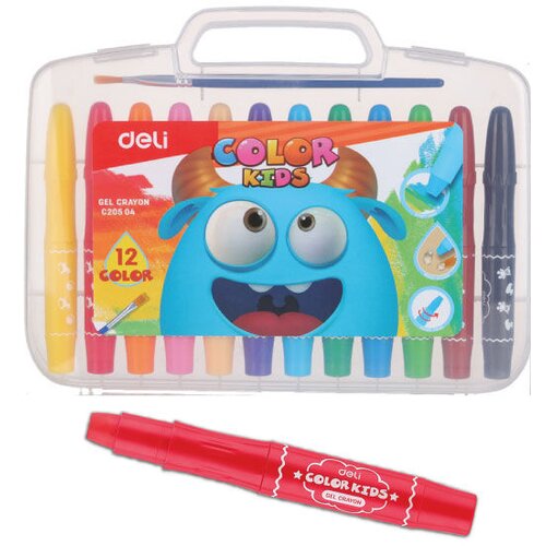 Deli gel tempera olovka EC20504, 12 komada Slike