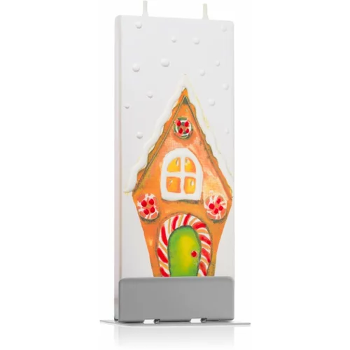 Flatyz Holiday Gingerbread House ukrasna svijeća 6x15 cm