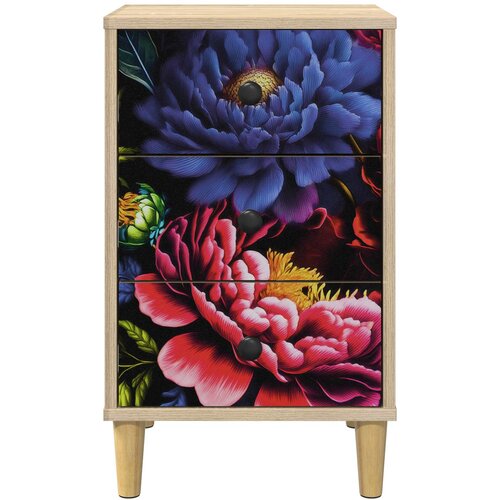  Noćni ormar KIEL Hrast sonoma 36 x 33 x 60 cm Konstruirano drvo Slike