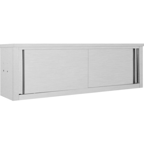VidaXL Kuhinjska stenska omara 150x40x50 cm nerjaveče jeklo Slike