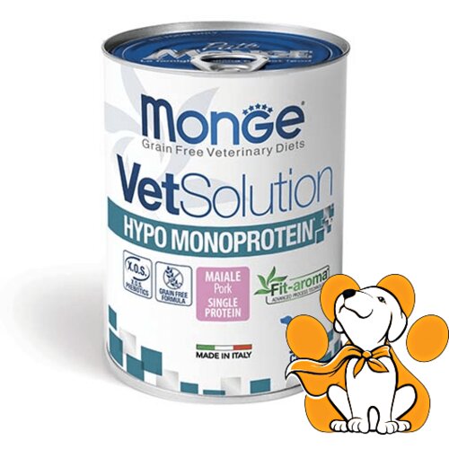 Monge VetSolution Hypo Monoprotein Maiale 400g, Dijetalna Hrana Sa Svinjetinom Cene