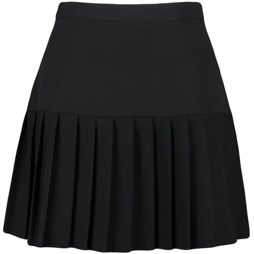Trendyol Curve Plus Size Skirt - Black - Mini