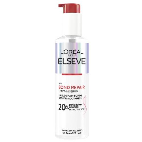 L´Oréal Paris Elseve Bond Repair Leave-In Serum serum za lase poškodovani lasje 150 ml za ženske Cene