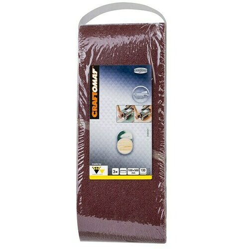 CRAFTOMAT Brusni remen BFWP (D x &amp;Scaron;: 560 x 100 mm, Granulacija: 120, 3 Kom.) Slike