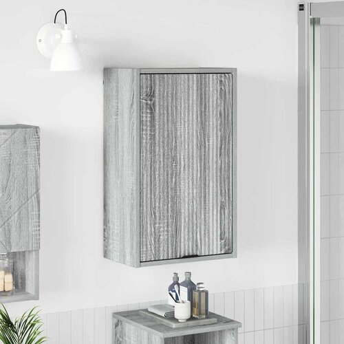 vidaXL Kupaonski ormar Zidne Sivi hrast sonoma 39 x 23.5 x 65 cm Cijene