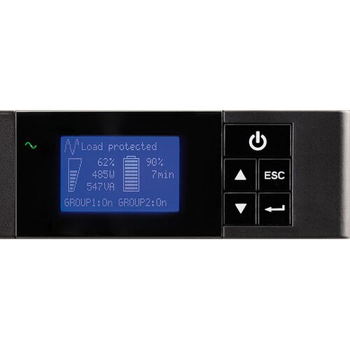 Eaton 5P 650i rack 1U vonali-interakt&amp;iacute;v sz&amp;uuml;netmentes t&amp;aacute;pegys&amp;eacute;g Slike