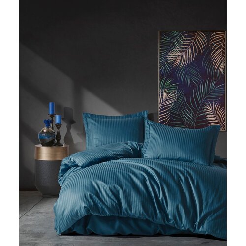  set posteljine Stripe, 200x220 cm, plava Cene