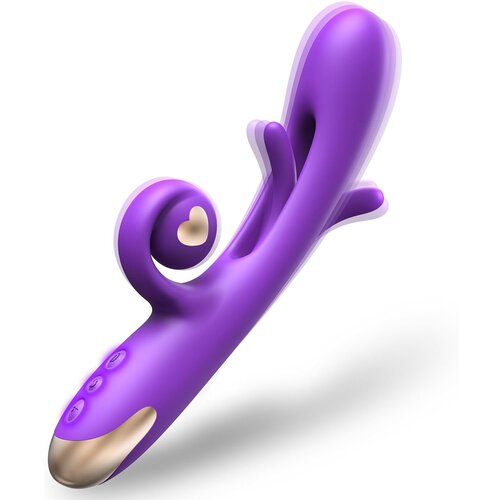SuperLove Rabbit Snail & Flapping Vibrator Purple Cijene