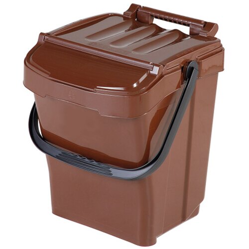Sartori Ambiente Koš zabojnik za sortiranje smeti sortiranje v BIO odpadke URBA PLUS 40L - rjav, (21098622) Cene