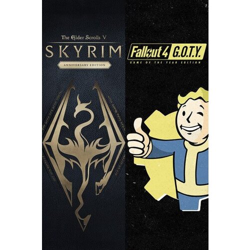  The Elder Scrolls V: Skyrim Anniversary Edition and Fallout 4 G.O.T.Y Bundle (PC) Key EUROPE Cene