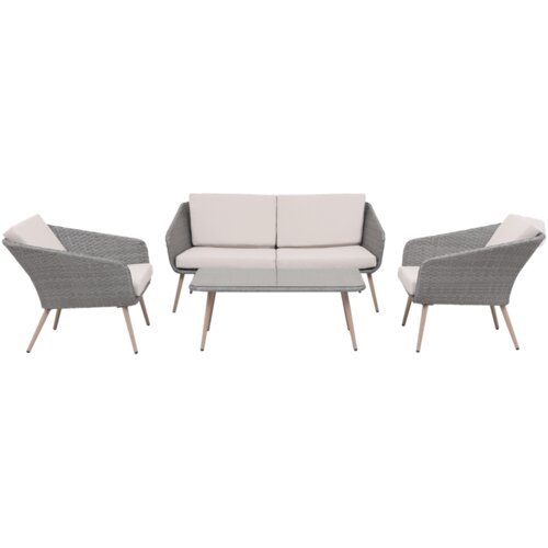 Molarem Home retro vrtna garnitura - Kauč + 2 stolice + stol Cene