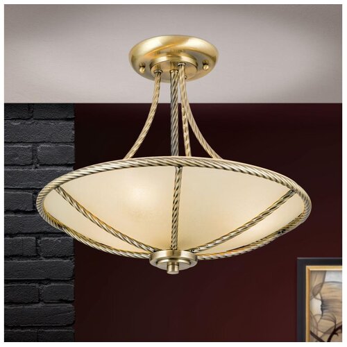 Orion DL 7-568/3 - Luster na stalku MAURO 3xE27/60W/230V, prečnik 42 cm, bronza Cene