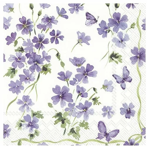 IHR Papirnati prtički v kompletu 20 kos Purple Spring - IHR