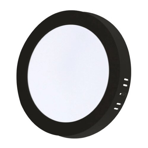Xled 18W 4000K black Nadgradni okrugli LED panel plasticni,1890Lm,&amp;amp;#966;217*31mm,Ra80,IP20 crni Slike