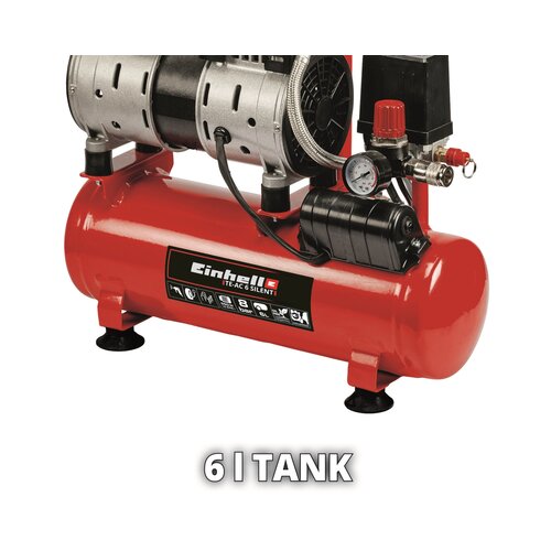 Einhell vazdu&amp;scaron;ni kompresor te-ac 6 silent 4020600 Slike