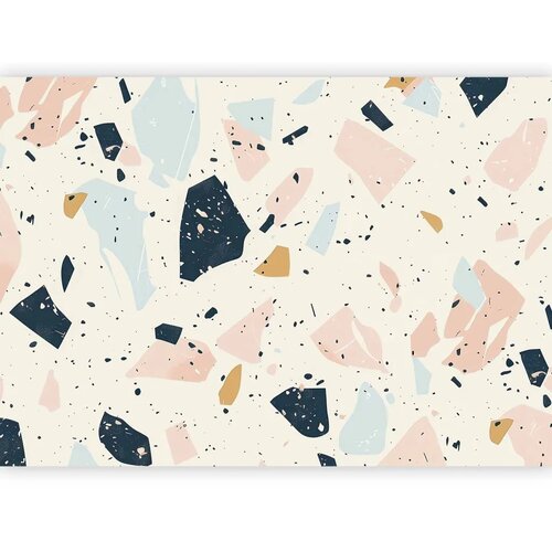  Foto tapeta - Terrazzo with Large Scaled Stones in Subdued Colors 500x350 Vodootporna Slike
