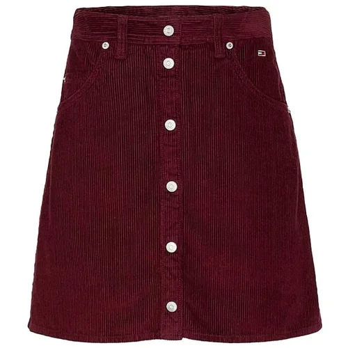 Tommy Hilfiger Jeans Tommy Jeans Skirt - TJW CORDUROY MINI SK red