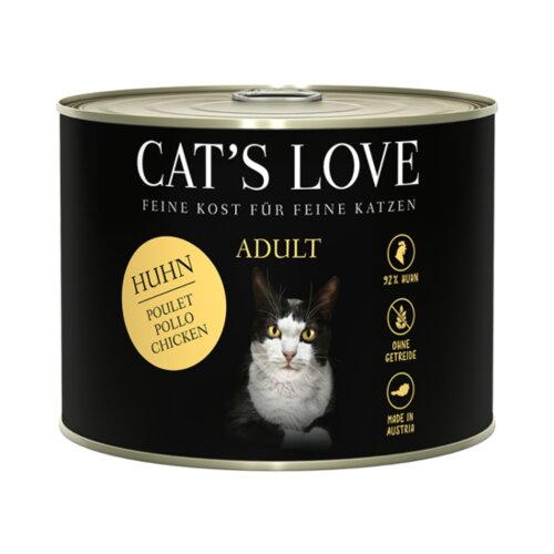 Cat&amp;#039;s Love Mokra mačja hrana &amp;quot;Adult pi&amp;scaron;čanec pur&amp;quot; - 200 g Slike