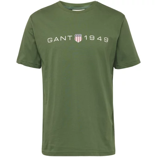 Gant Majica mornarsko plava / zelena / karmin crvena / bijela