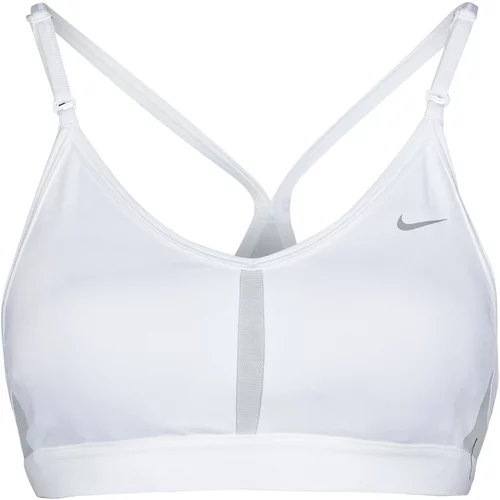 Nike v-neck light-support sports bra bijela